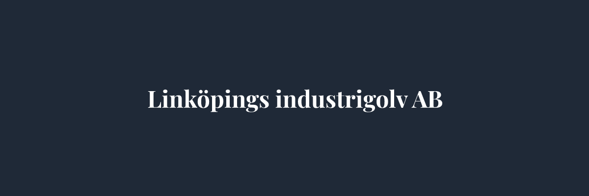 Linköpings industrigolv AB – Golvläggare i Linköping