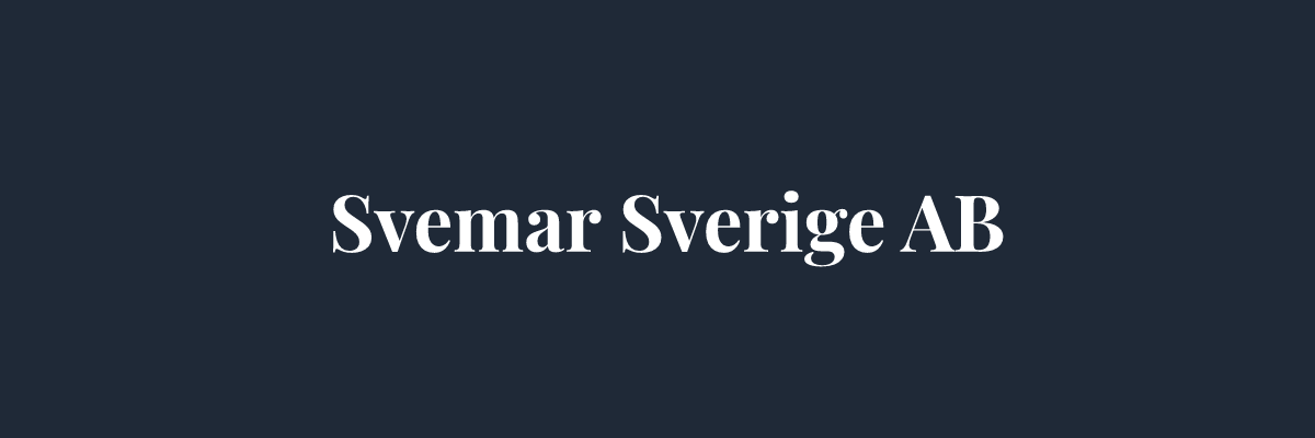 Svemar Sverige AB – Golvläggare i Örebro
