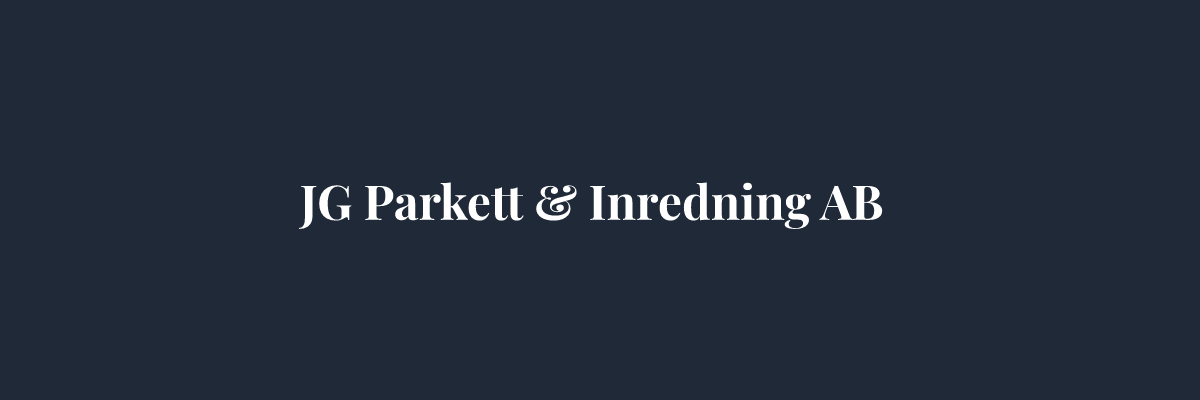 JG Parkett & Inredning AB – Golvläggare i Stockholm