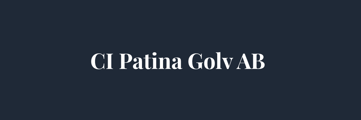 CI Patina Golv AB – Golvläggare i Uppsala