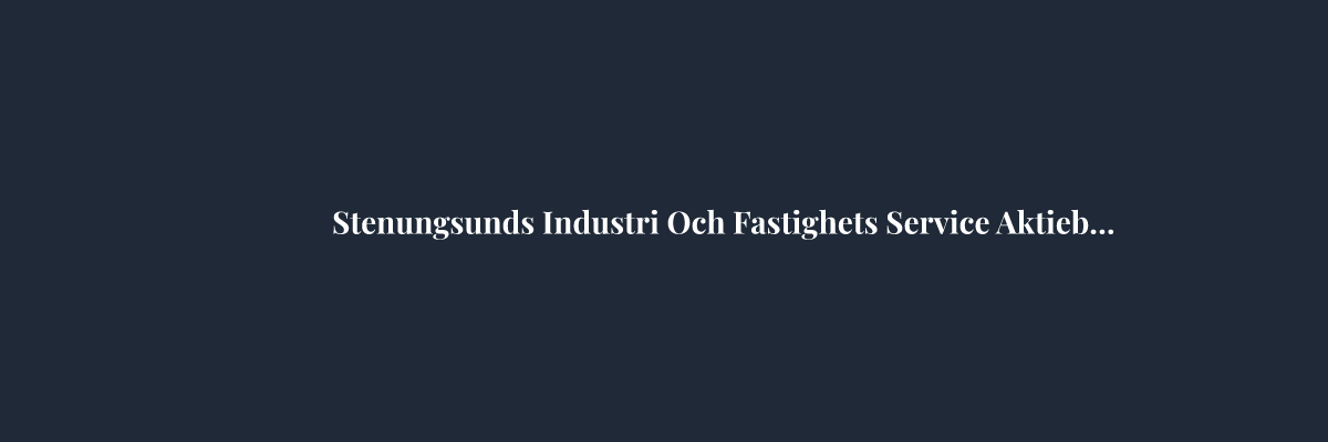 Stenungsunds Industri Och Fastighets Service Aktiebolag – Isolering i Göteborg