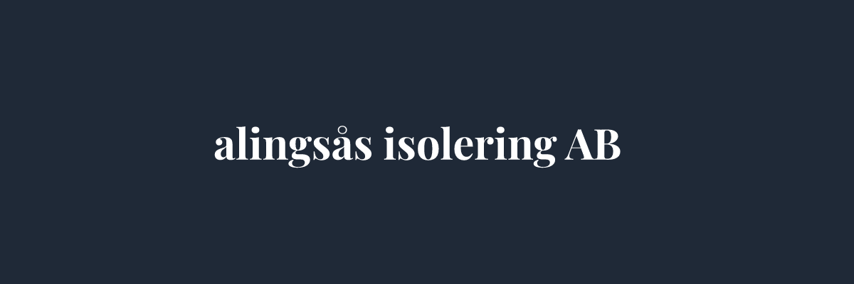 alingsås isolering AB – Isolering i Göteborg