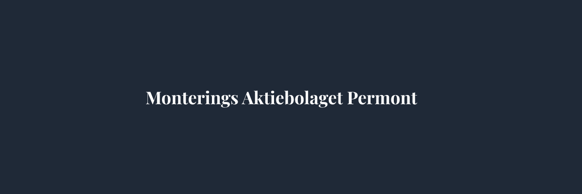 Monterings Aktiebolaget Permont – Isolering i Örebro