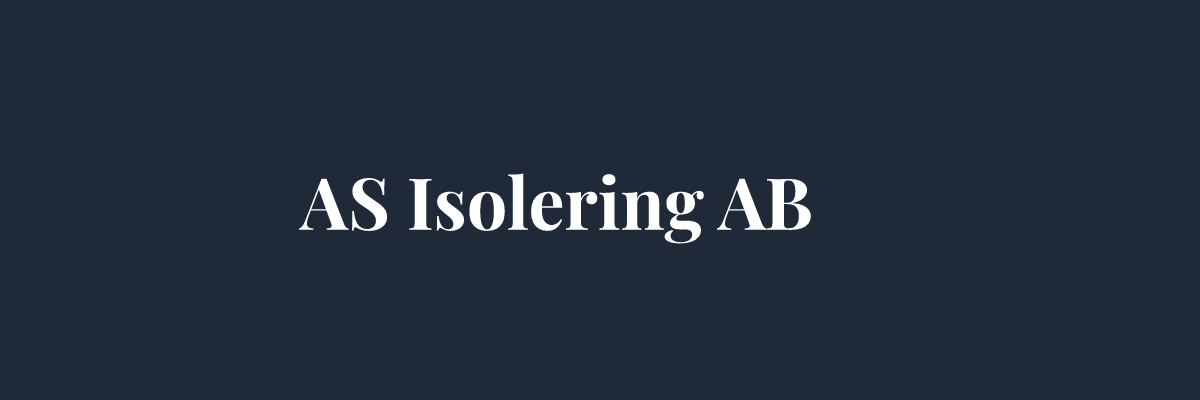 AS Isolering AB – Isolering i Stockholm