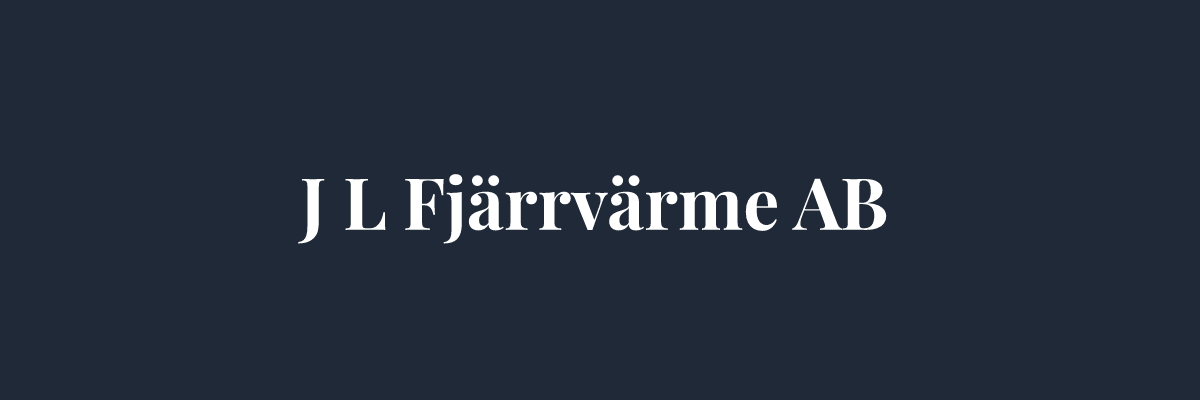J L Fjärrvärme AB – Isolering i Stockholm