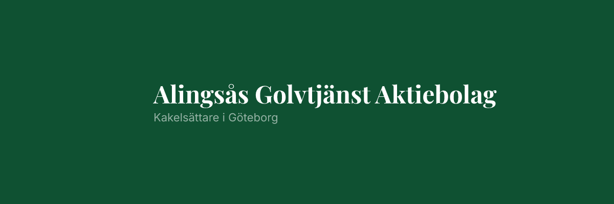 Alingsås Golvtjänst Aktiebolag