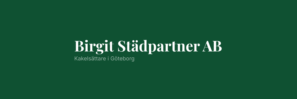Birgit Städpartner AB