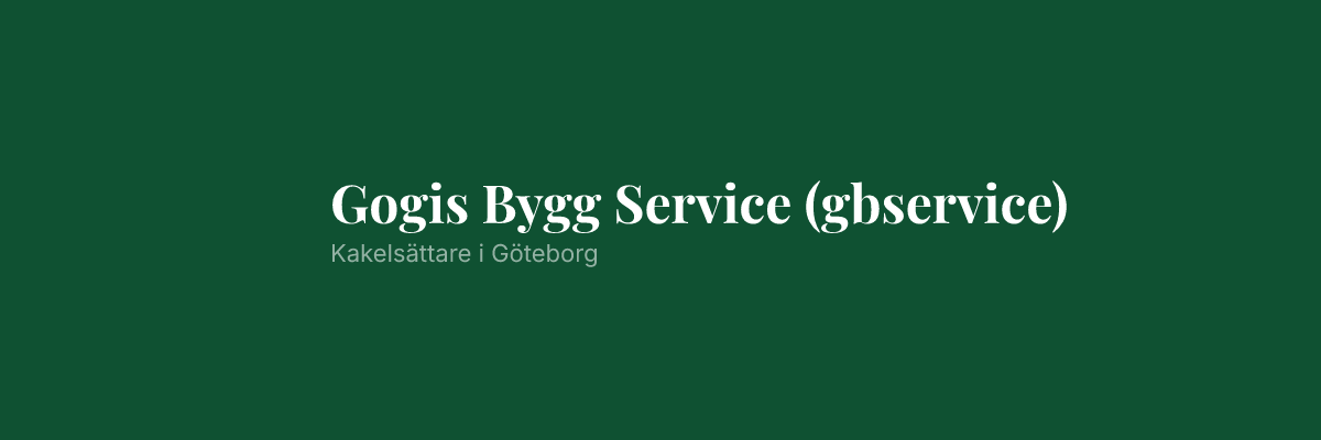 Gogis Bygg Service (gbservice)