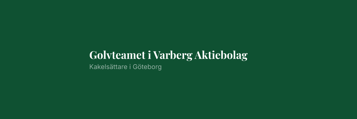 Golvteamet i Varberg Aktiebolag