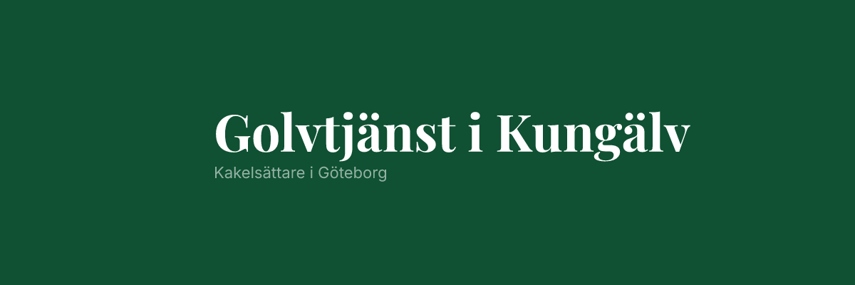 Golvtjänst i Kungälv