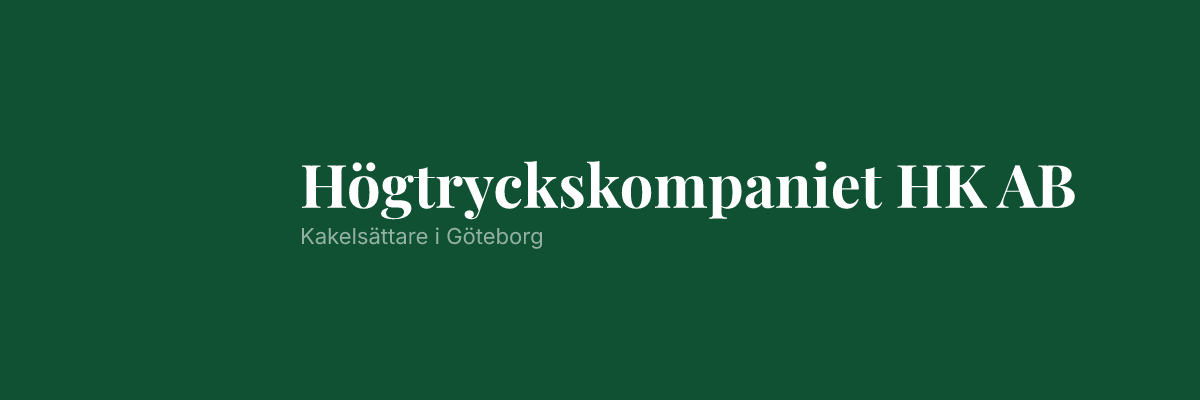 Högtryckskompaniet HK AB
