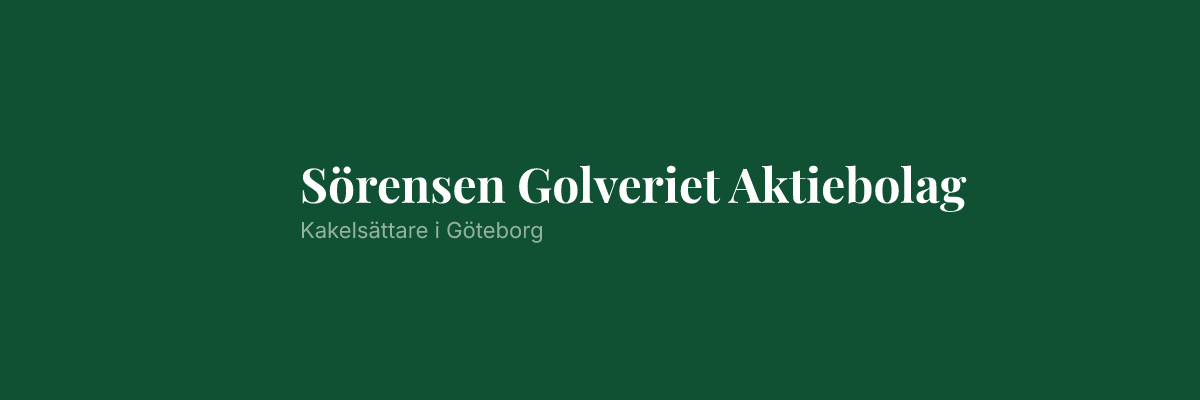 Sörensen Golveriet Aktiebolag