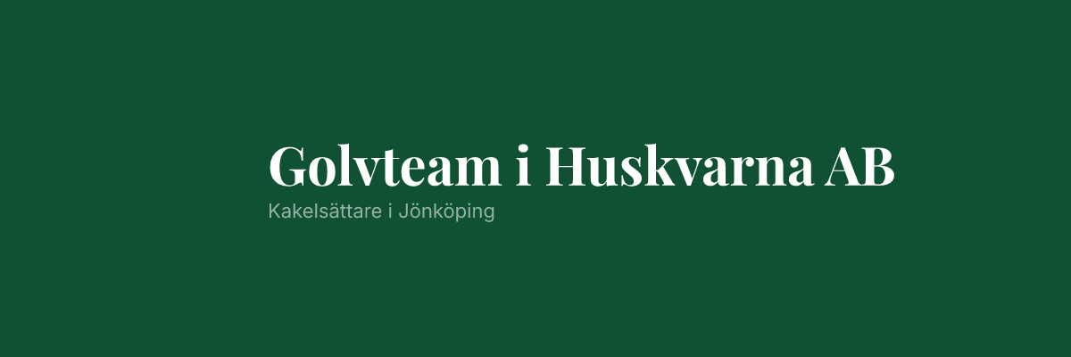 Golvteam i Huskvarna AB