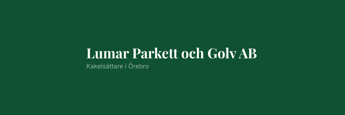 Lumar Parkett och Golv AB