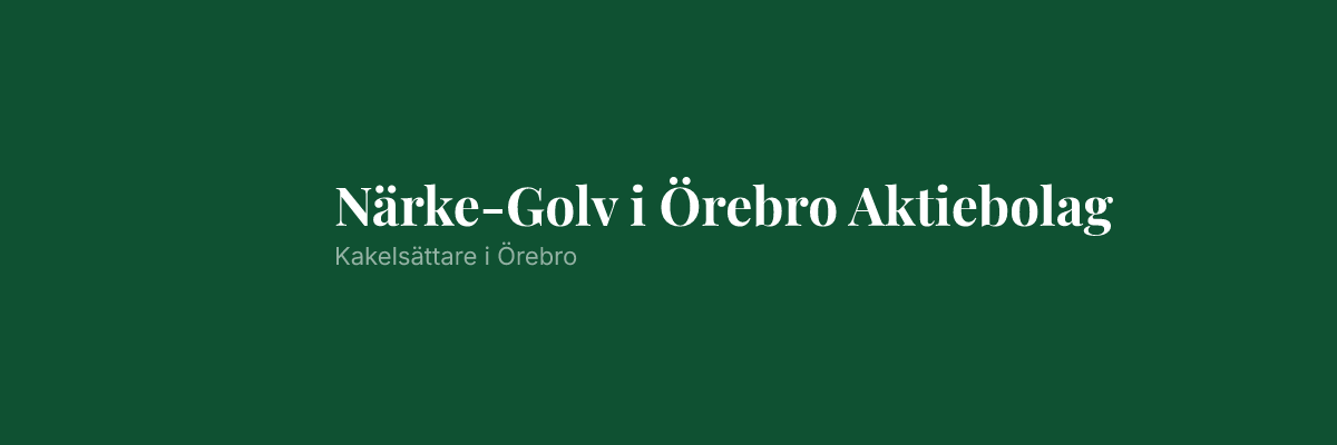 Närke-Golv i Örebro Aktiebolag
