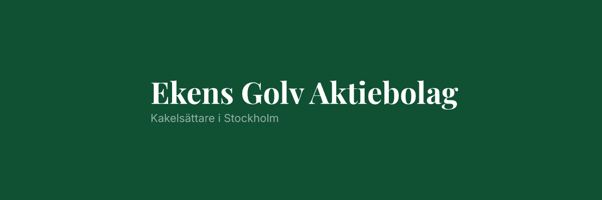Ekens Golv Aktiebolag