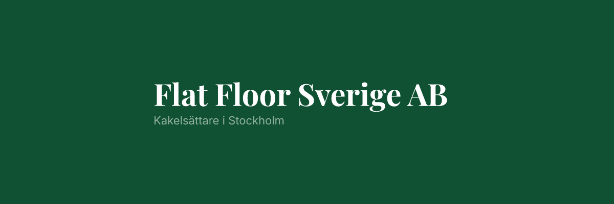 Flat Floor Sverige AB