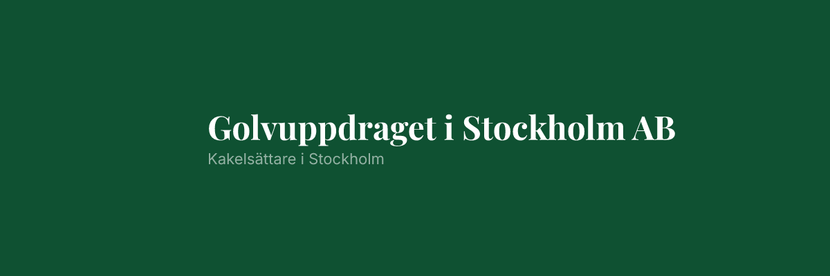 Golvuppdraget i Stockholm AB