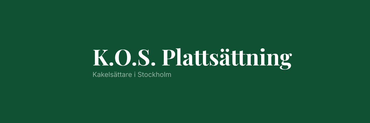 K.O.S. Plattsättning