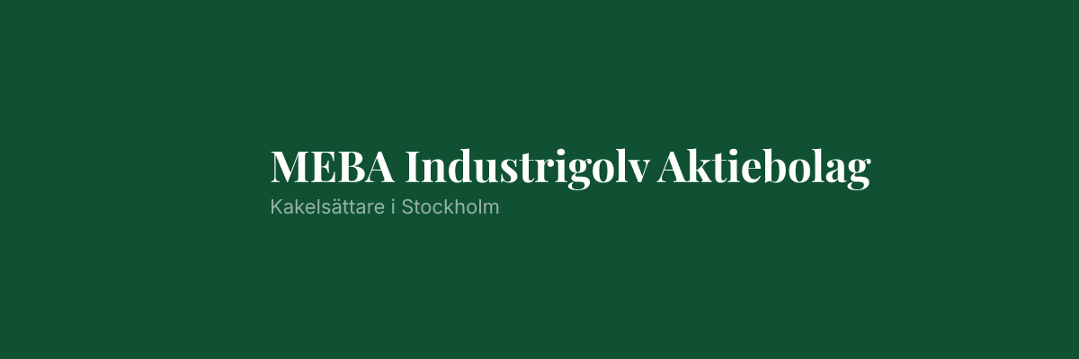 MEBA Industrigolv Aktiebolag
