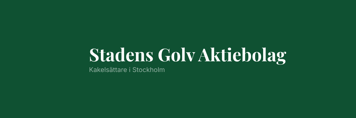 Stadens Golv Aktiebolag