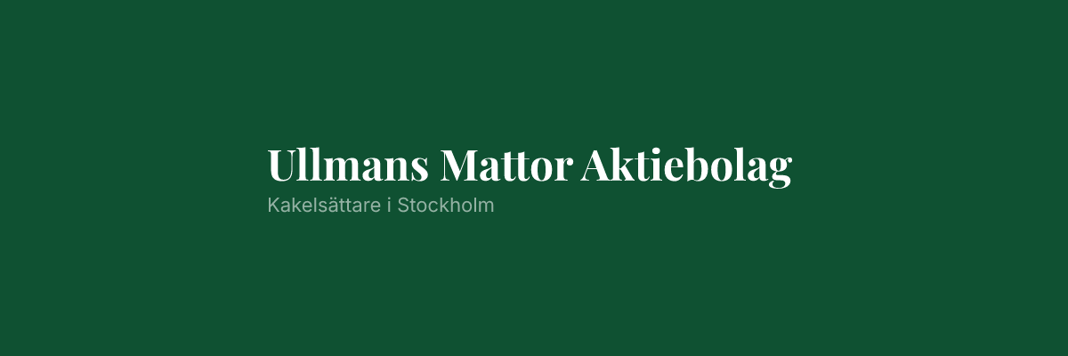 Ullmans Mattor Aktiebolag