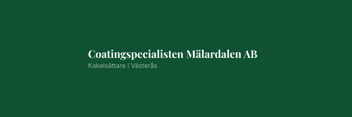 Coatingspecialisten Mälardalen AB