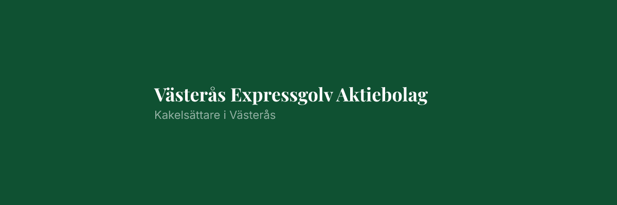 Västerås Expressgolv Aktiebolag