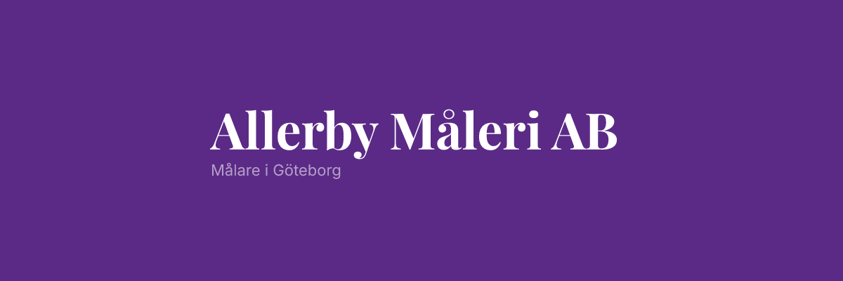 Allerby Måleri AB