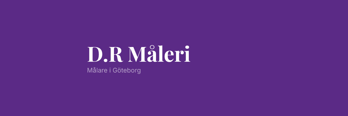 D.R Måleri