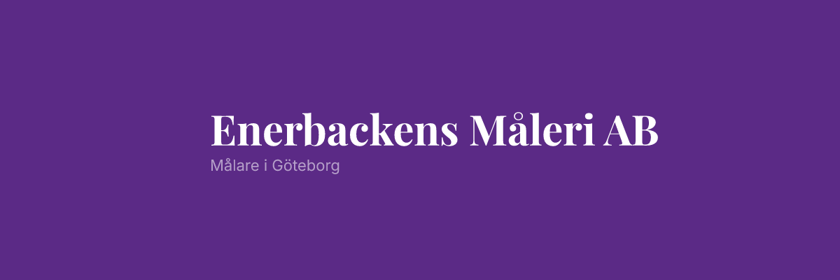 Enerbackens Måleri AB