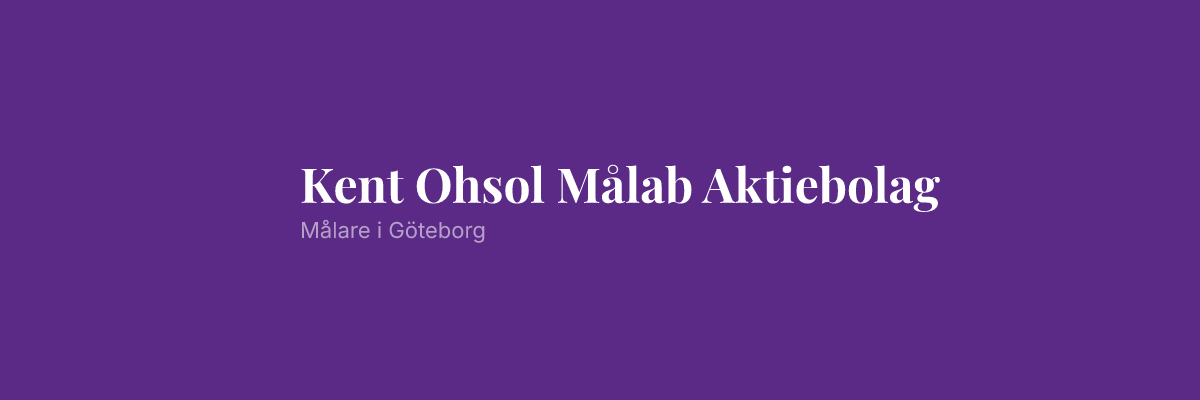 Kent Ohsol Målab Aktiebolag