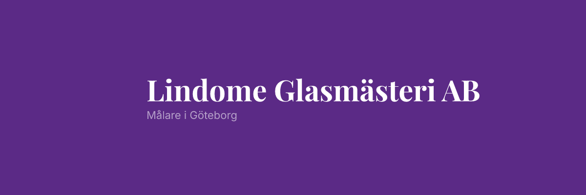 Lindome Glasmästeri AB