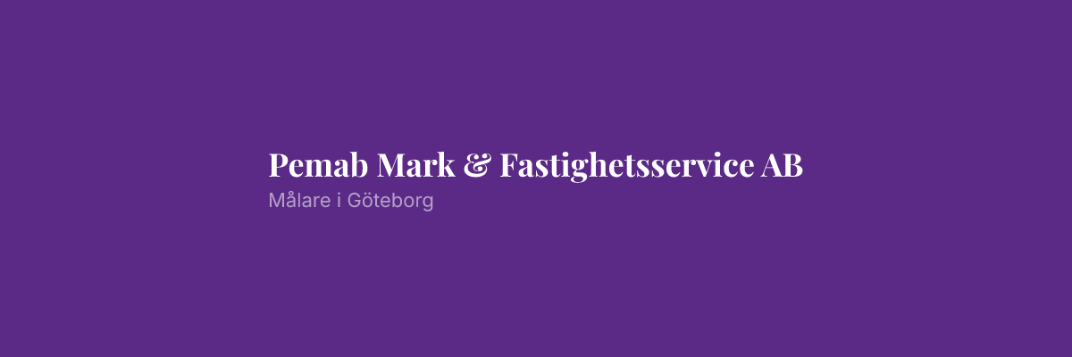 Pemab Mark & Fastighetsservice AB