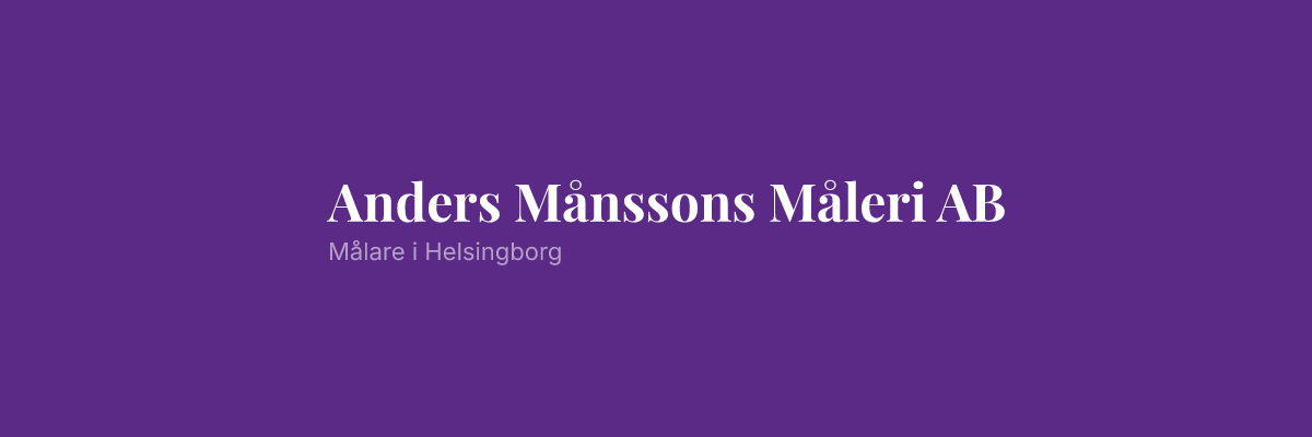 Anders Månssons Måleri AB