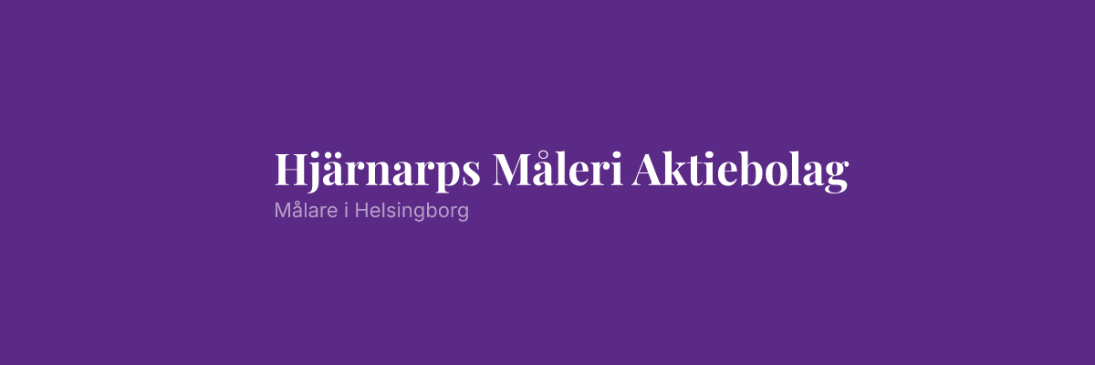 Hjärnarps Måleri Aktiebolag