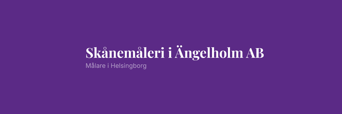 Skånemåleri i Ängelholm AB