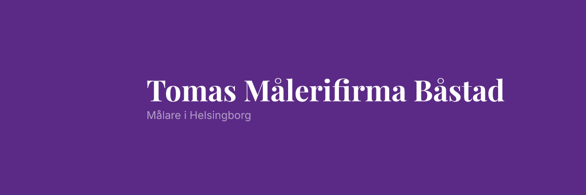 Tomas Målerifirma Båstad