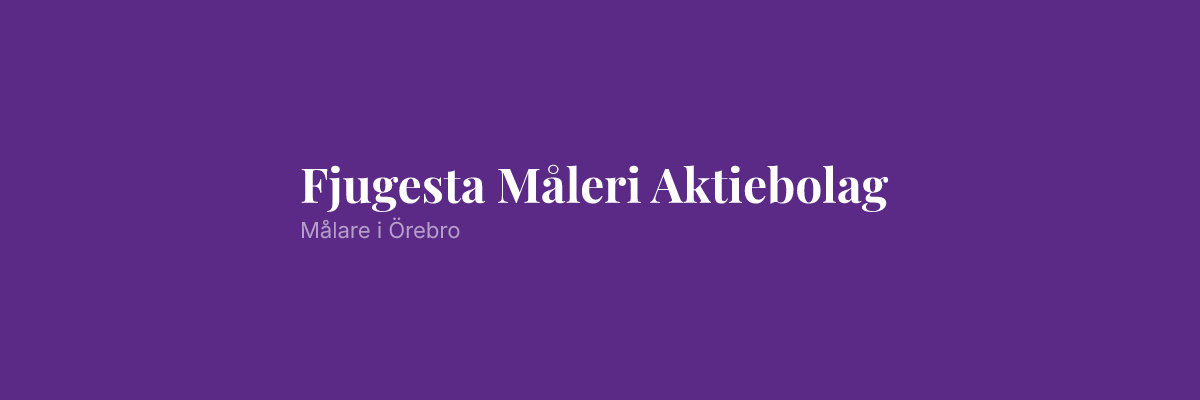 Fjugesta Måleri Aktiebolag