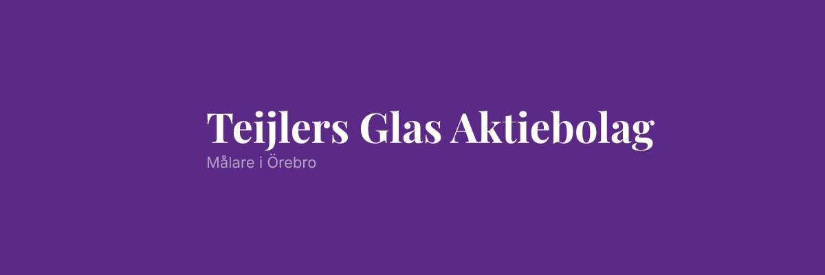 Teijlers Glas Aktiebolag