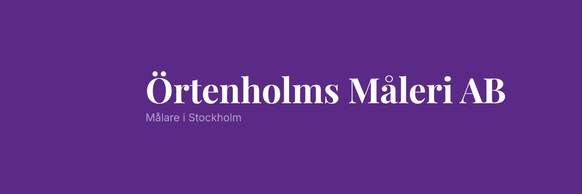 Örtenholms Måleri AB