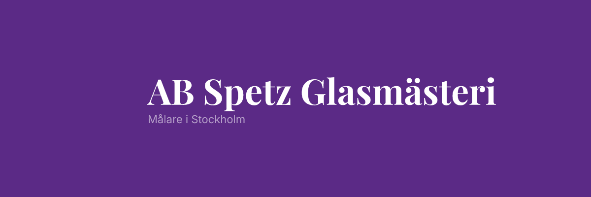 AB Spetz Glasmästeri