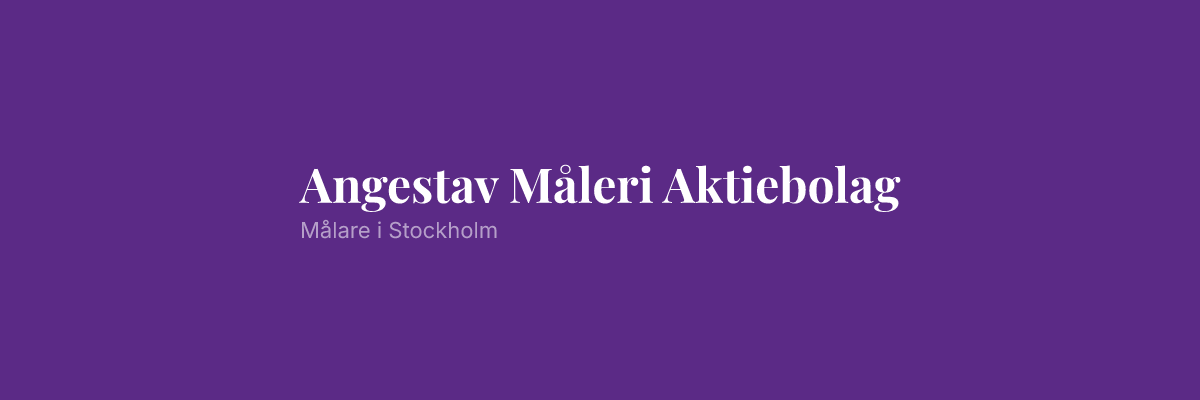 Angestav Måleri Aktiebolag