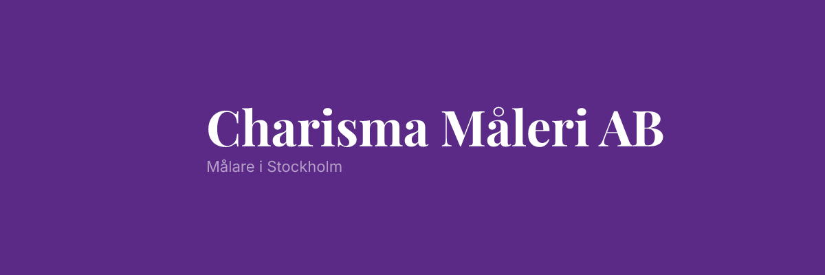 Charisma Måleri AB