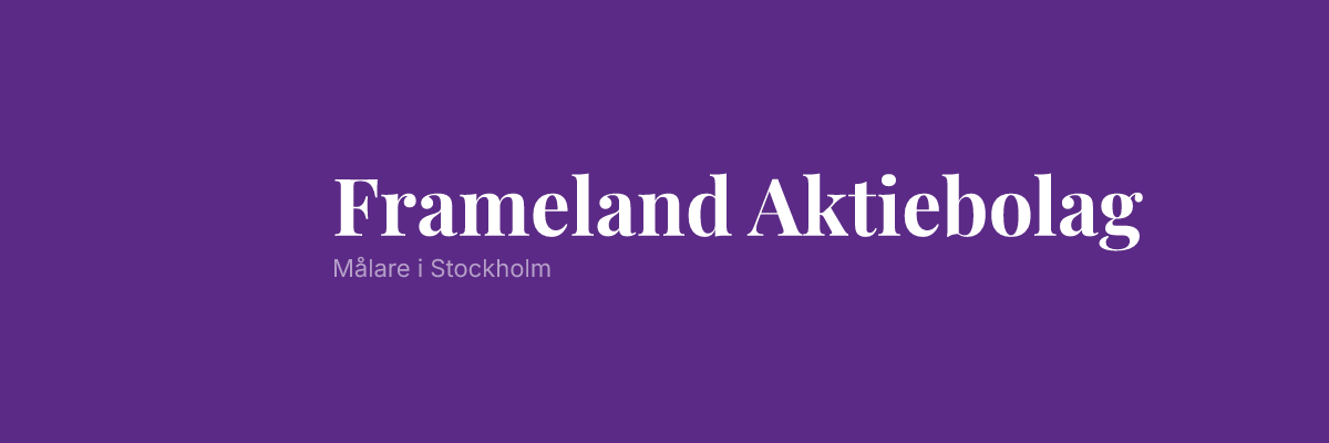 Frameland Aktiebolag