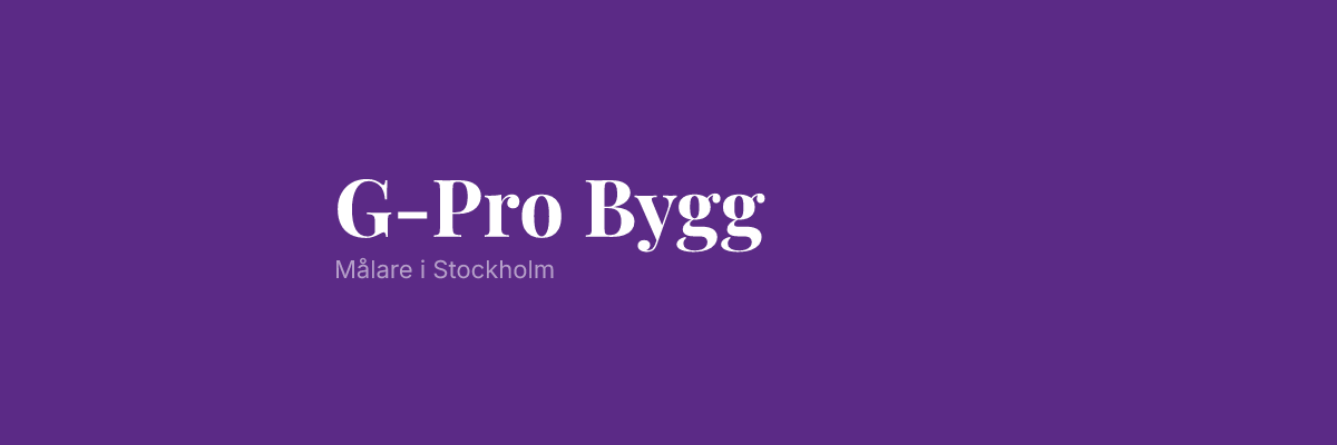 G-Pro Bygg