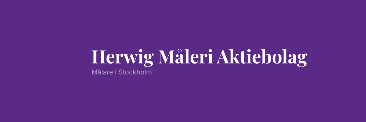 Herwig Måleri Aktiebolag