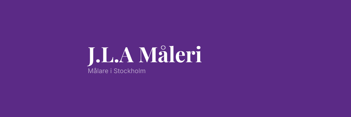 J.L.A Måleri