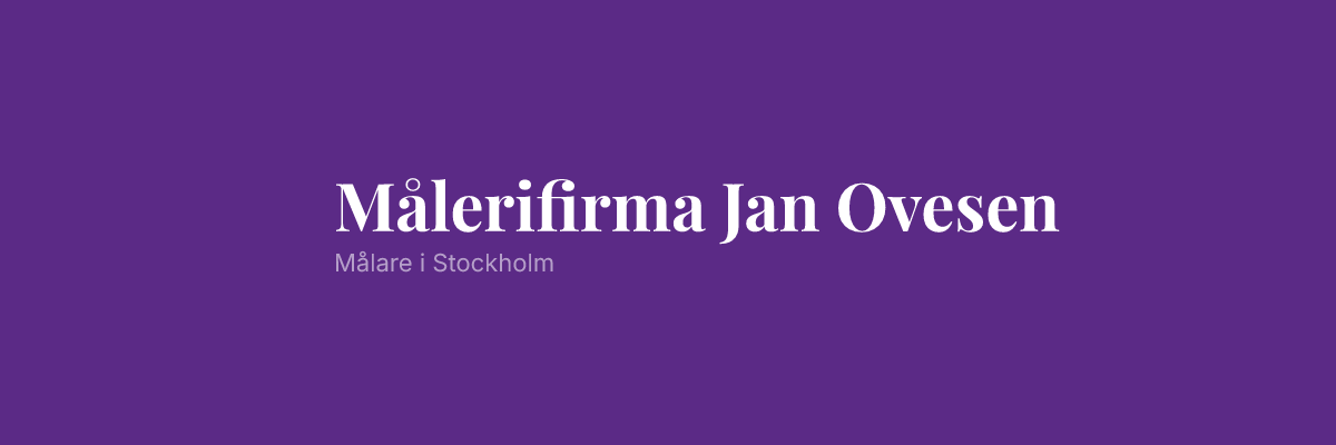 Målerifirma Jan Ovesen