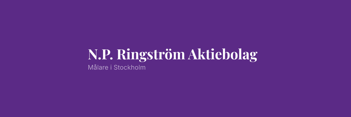N.P. Ringström Aktiebolag